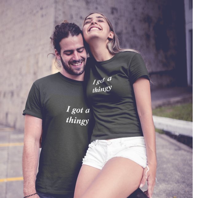 Lustigt att jag har en knapp t shirt (Skapare uppladdad)