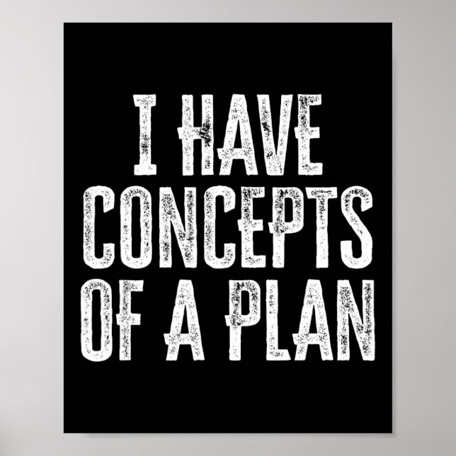 Lustigt att jag har koncept på en plan poster (Framsidan)