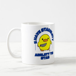 Lustigt att jag har stabilitet i Stab a Anka Kaffemugg