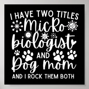 Lustigt att jag har två titlar på Mikrobiolog och Poster