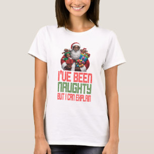 Lustigt att jag har varit Naughty Quote jul T-Shir T Shirt