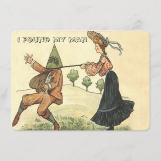 Lustigt att jag hittade min man inbjudningar