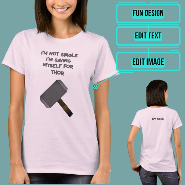 Lustigt att jag inte är en enda t shirt (Please enjoy our tee.)