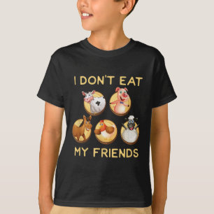 Lustigt att jag inte äter mina vänner Vegan Vegeta T Shirt