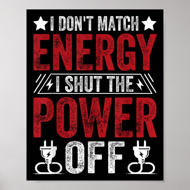 Lustigt att jag inte matchar energin, jag stänger  poster (Framsidan)
