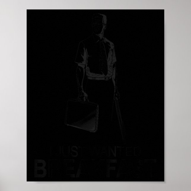 Lustigt att jag just ville ha Breakfast Poster (Framsidan)