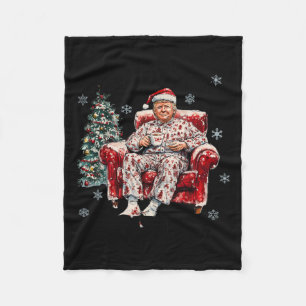 Lustigt att jag kommer hem till julklapp fleecefilt