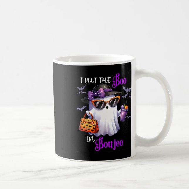 Lustigt att jag la boon i Boujee Ghost Pumpkin Spi Kaffemugg (Höger)