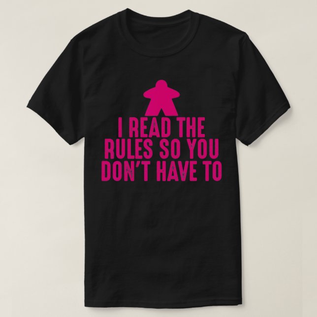 Lustigt att jag läser Regler så att du inte behöve T Shirt (Design framsida)