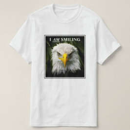 Lustigt att jag ler Grumpy Eagle Photo T Shirt