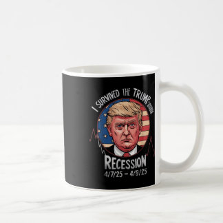 Lustigt att jag Överlevt Trumprecessionen 4-7 - 25 Kaffemugg