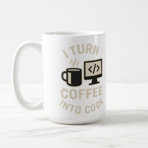 Lustigt att jag sätter in kaffe i kod kaffemugg