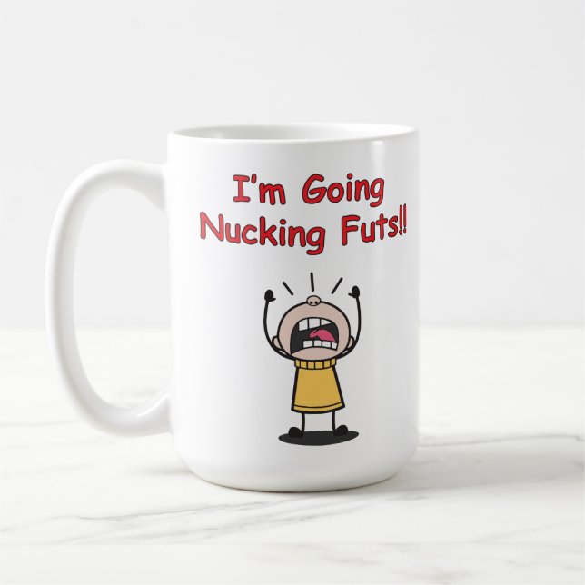 Lustigt att jag ska stöta Mugg (Vänster)