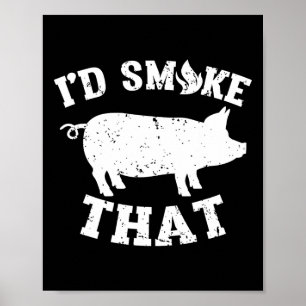 Lustigt att jag skulle röka Gris Gris Vintage Barb Poster