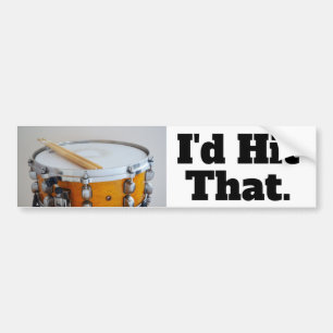 Lustigt att jag Slått Drummer Snare Bildekal