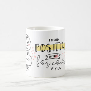 Lustigt att jag testade ett positivt meddelande om kaffemugg