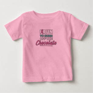 Lustigt att köra i Springa för att bränna av chokl T Shirt
