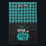 Lustigt att laga det här är hur vi stjäl det Mönst Kökshandduk<br><div class="desc">Lustigt och coola kökshandduk för att göra matlagning mer roligt. Personlig för familj och vänner som kärlek lagar mat,  bakar och provar nya recept i köket. Anpassa ordalydelsen så att den passar din tillfälle. Du kan ändra teckensnittstypen,  teckensnittet färg och teckensnittet storlekt genom att använda Verktyg i Design.</div>