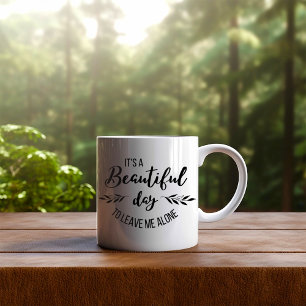 Lustigt att Lämna mig Ensam Kaffemugg