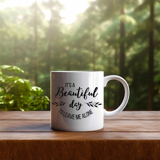 Lustigt att Lämna mig Ensam Kaffemugg (Skapare uppladdad)