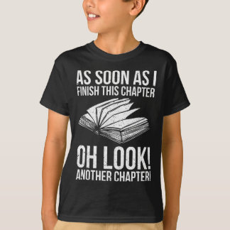 Lustigt att läsa ytterligare ett kapitel Bok Älska T Shirt