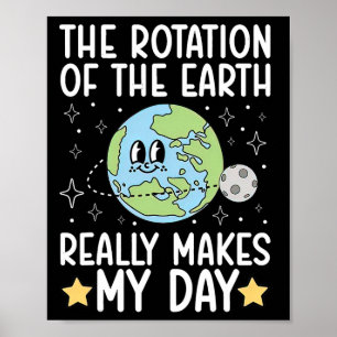 Lustigt att rotera Verkligen.Earth gör My.da Poster