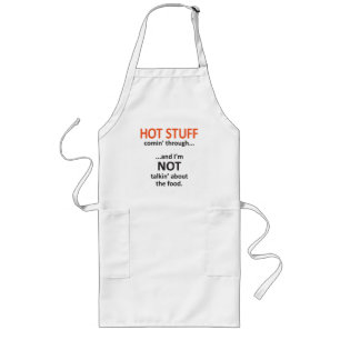 Lustigt att säga BBQ Apron Långt Förkläde