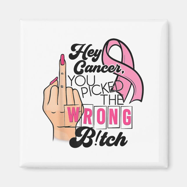 Lustigt att säga "Cancer" att du sa fel Magnet (Framsidan)