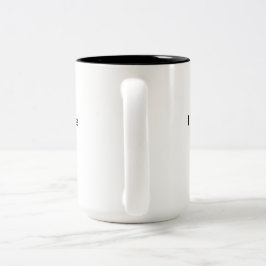 Lustigt att säga: "Jag kan se lugn" mugg. Två-Tonad Mugg