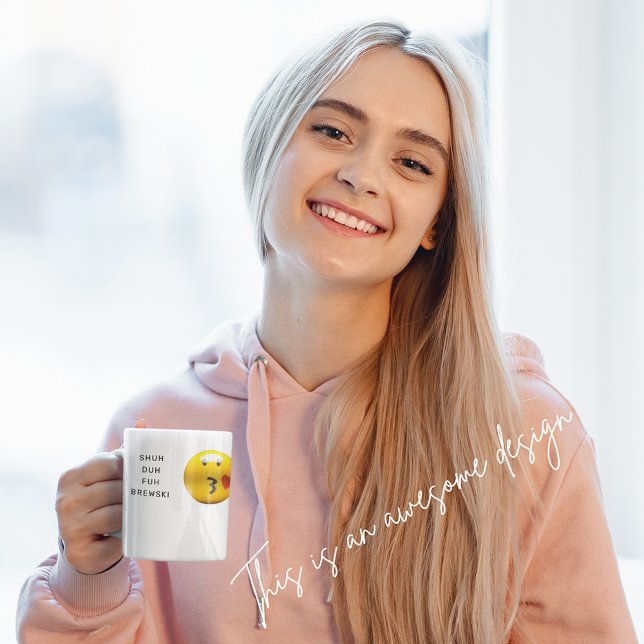 Lustigt att säga Modern Coworking Birthday-Anpassn Två-Tonad Mugg (Skapare uppladdad)