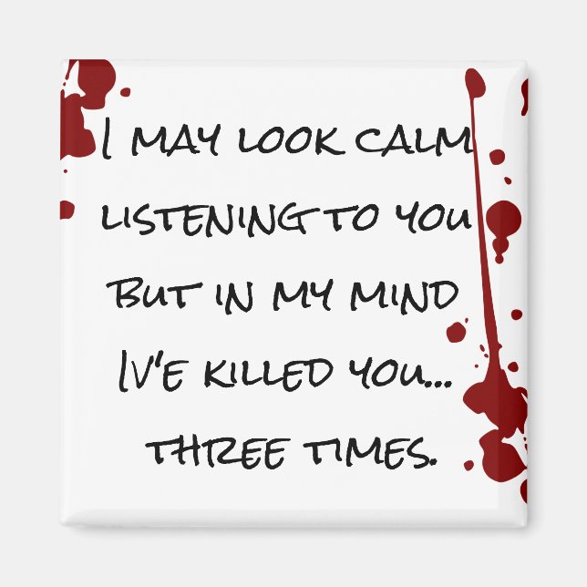 Lustigt att säga om att förunna människor magnet (Framsidan)