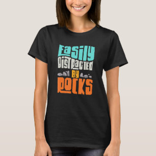 Lustigt att säga Sten Collector Geology uppdelat e T Shirt