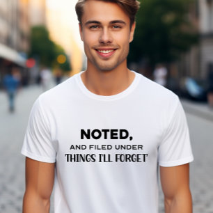 Lustigt att säga svart typografi t shirt