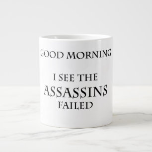 Lustigt att se Assassins Misslyckats Jumbo Mugg