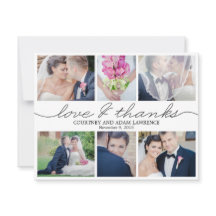 Lustigt att skriva fotopapper från Bröllop tack at