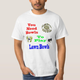 Lustigt att spela Gräsmatta Bowls, Tshirt T Shirt