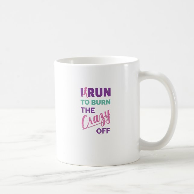 Lustigt att springa i Springa för att bränna av de Kaffemugg (Höger)