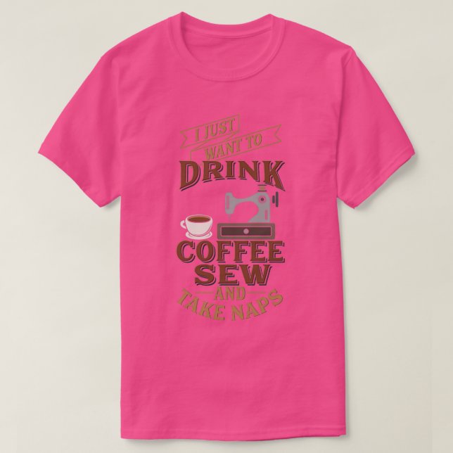 Lustigt att syna bara vill ha lite dryck. t shirt (Design framsida)