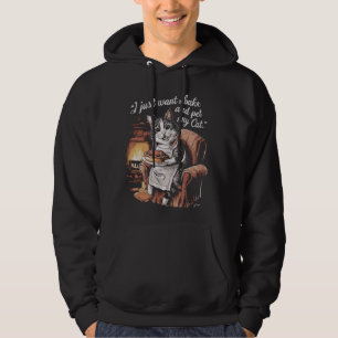Lustigt att ta katten... Jag vill bara baka och ät Hoodie