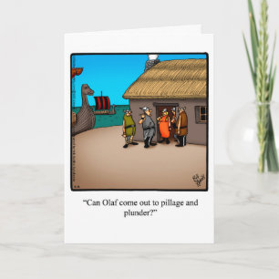 Lustigt att tänka på ditt hälsningskort Humor Kort