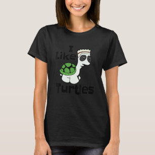 Lustigt att Turtles Shirt med Cute Tecknad Baby T