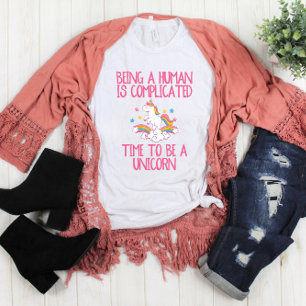 Lustigt att vara en enhörning tee