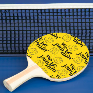 Lustigt att vi är Jammins leende Dancing Canning B Pingisracket