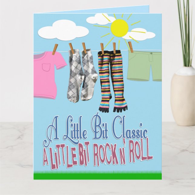 Lustigt att vi gör Perfekten till ett par-årskort Kort (Framsida)