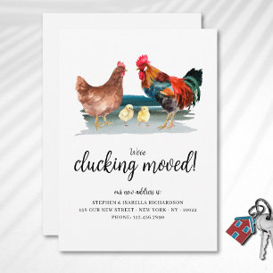 Lustigt att vi har Flyttat Ny adress Annoucement Meddelande