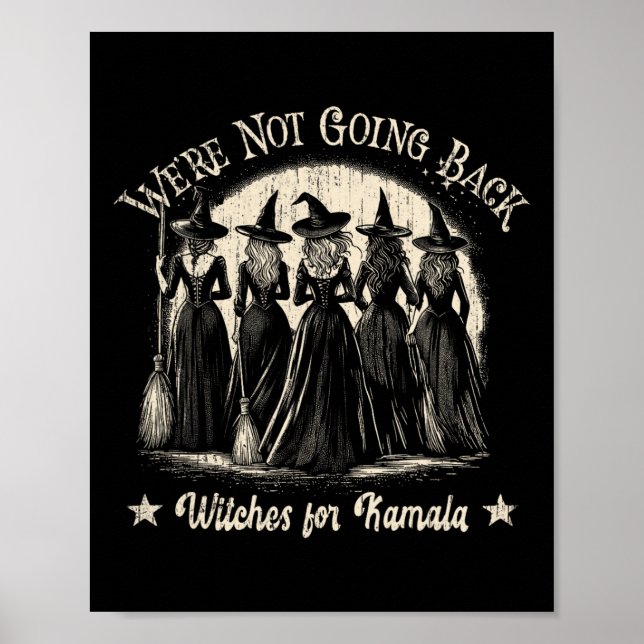 Lustigt att vi inte går tillbaka Halloween Kamala  Poster (Framsidan)