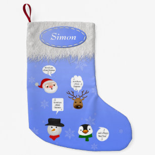 Lustigt att vi önskar dig en God jul Liten Julstrumpa