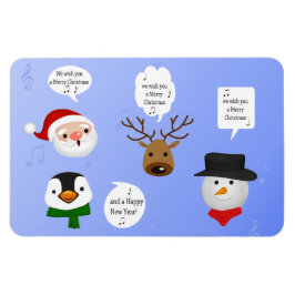 Lustigt att vi önskar dig en God jul Magnet