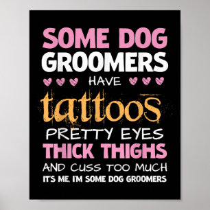 Lustigt att vissa Hund har tatueringar Poster