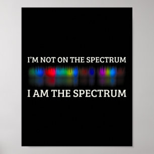 Lustigt Autism-minne... Jag är inte med på spektru Poster